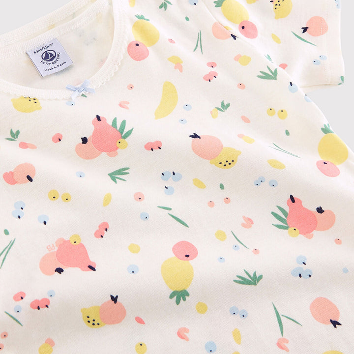 Petit Bateau Snugfit Summer Fruit Short Pyjamas