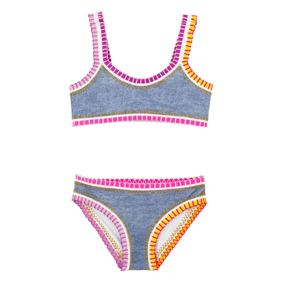 PilyQ Sporty Rainbow Bikini