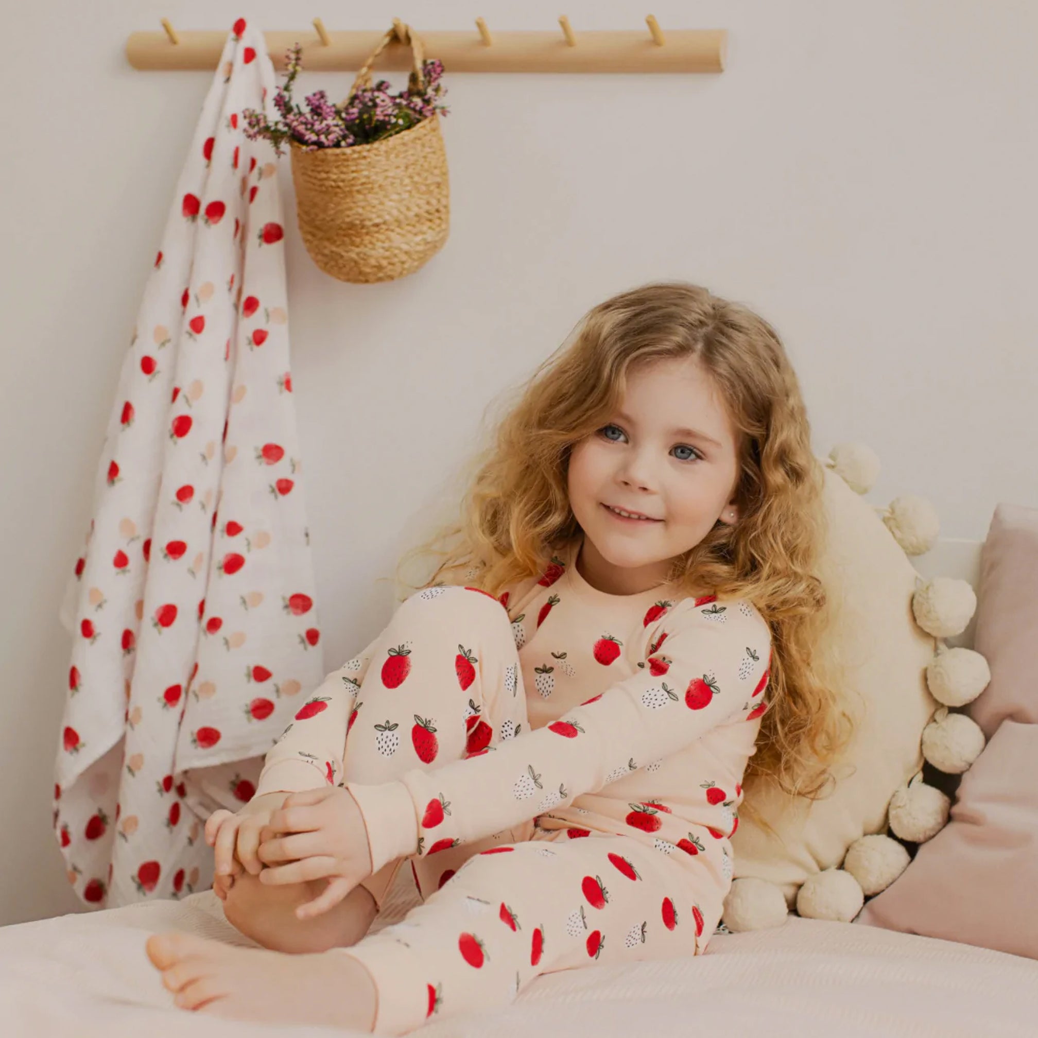Petit Lem Strawberry Pyjama Set