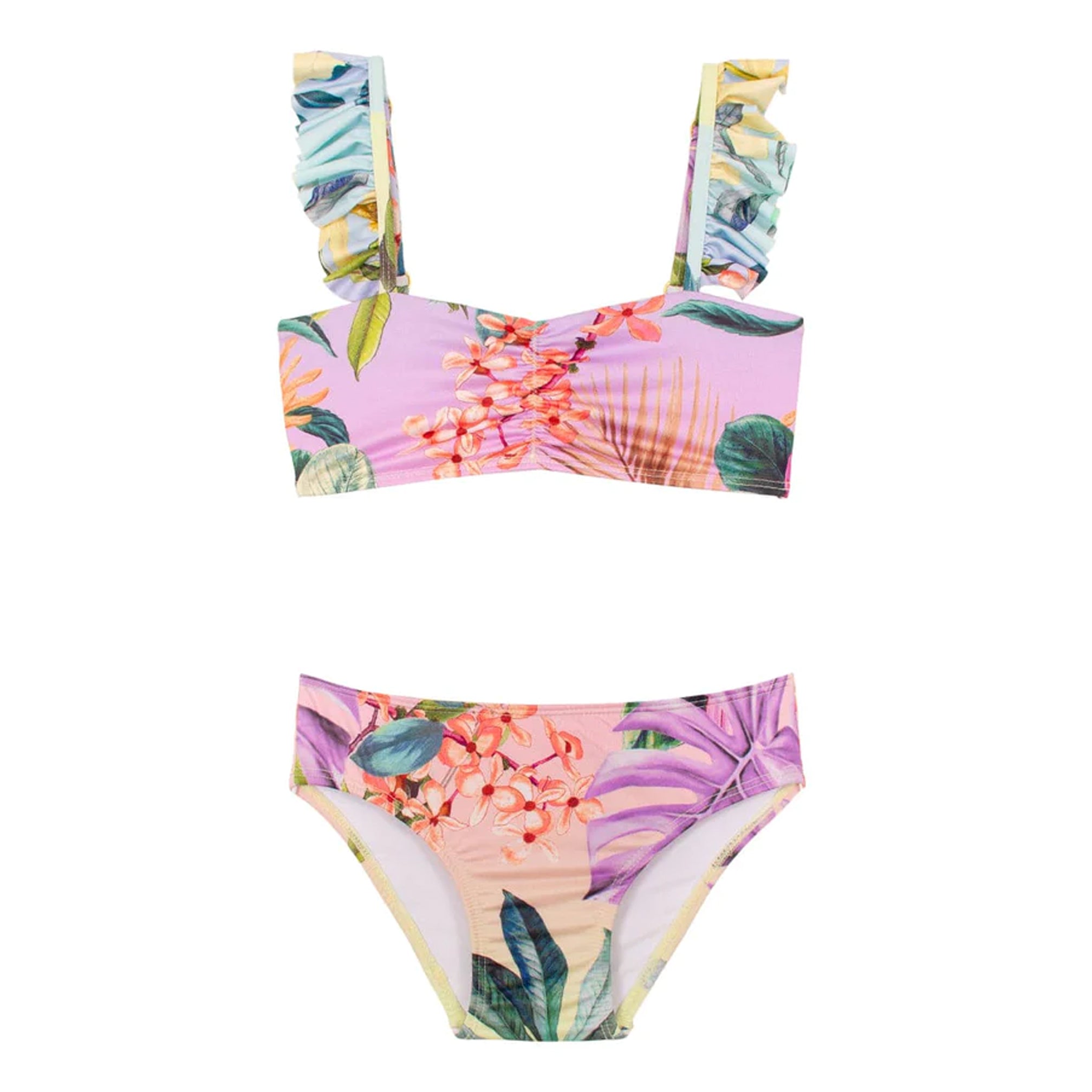 PilyQ Lavender Oasis Flutter Bikini