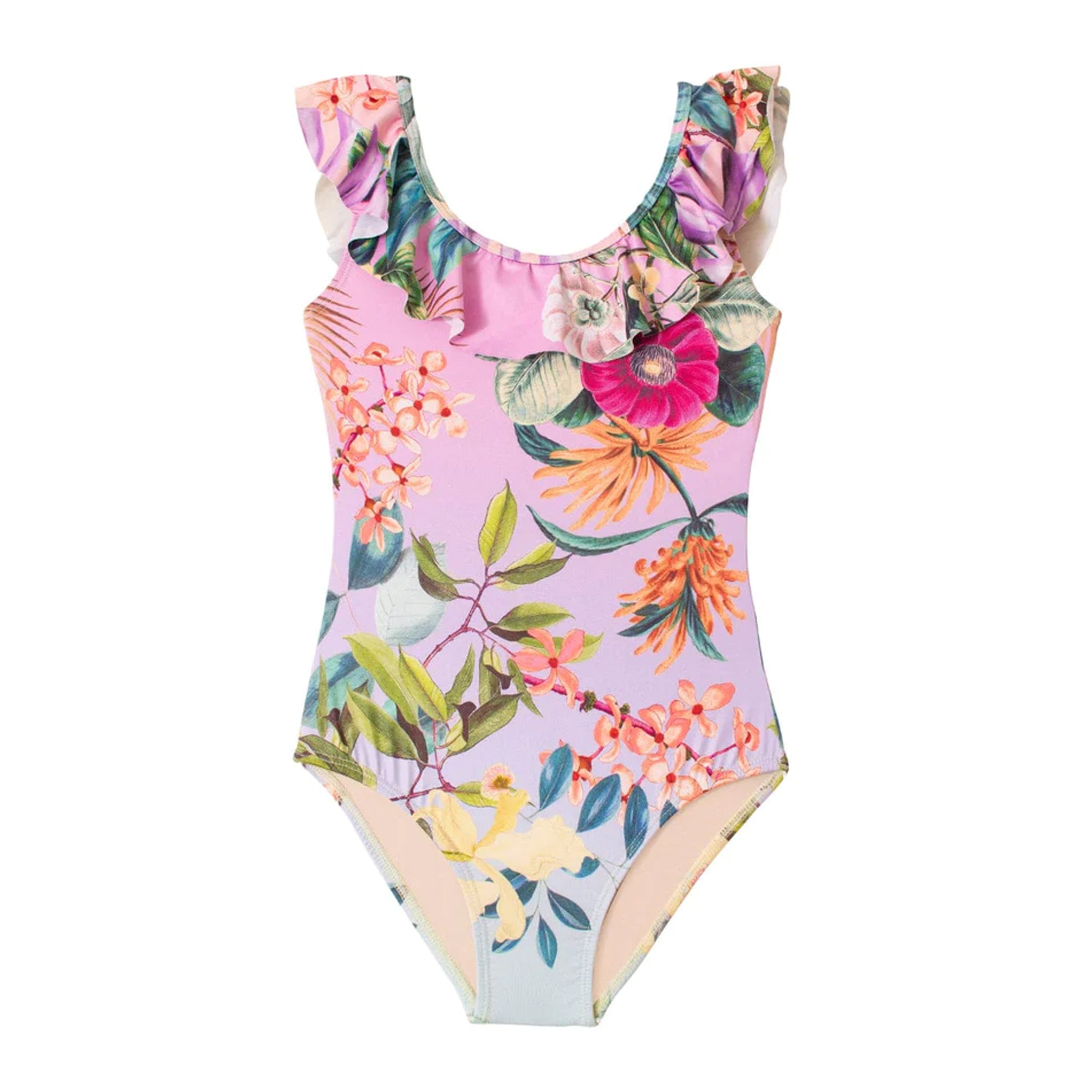 PilyQ Lavender Oasis Flutter Swimsuit